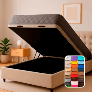 Base Baú Viúvo - Abertura com pistão hidráulico